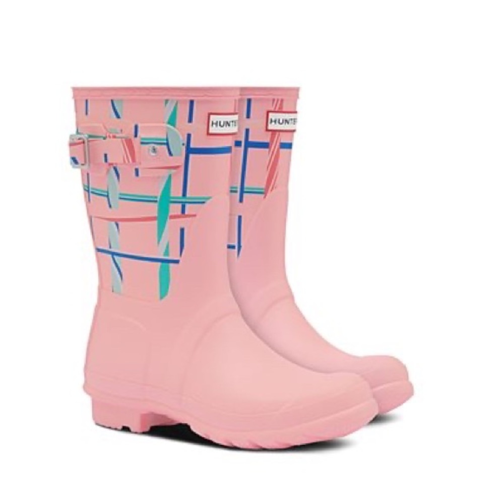 ⛔️SOLD⛔️BNIB Hunter Candy Floss Tartan Rainboots
